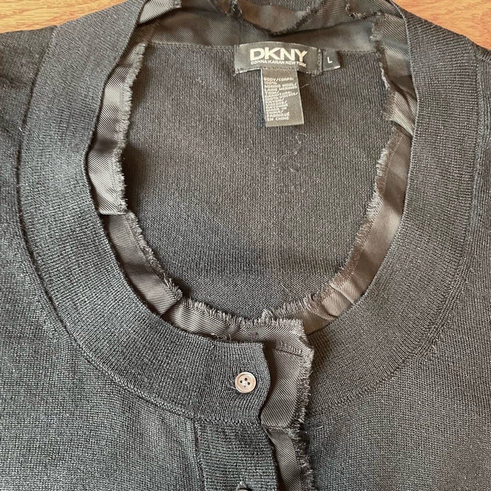 Vintage DKNY Merino wool cardigan